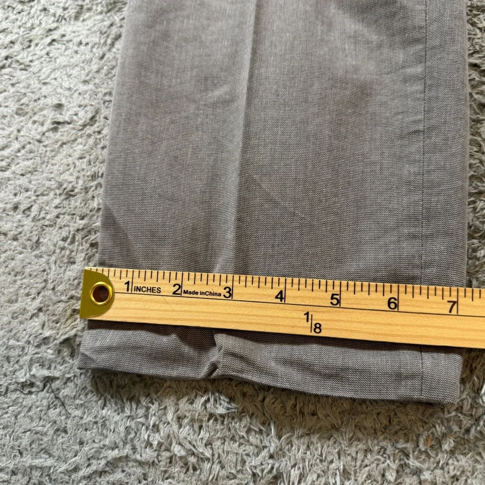 Armani Exchange Mens Gray Dress Pants Size 32 Reg Cotton Blend Trousers